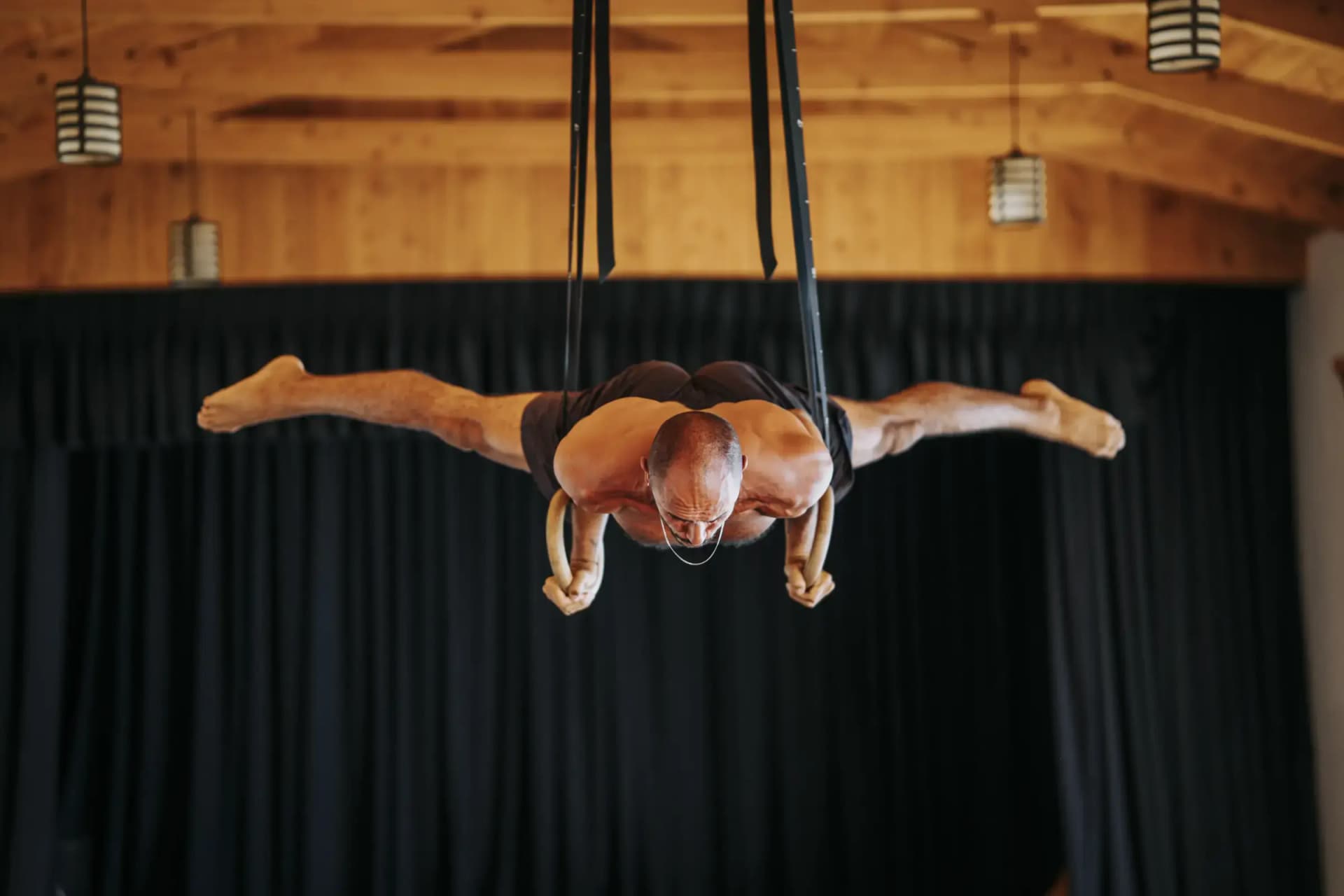 Movement class in open-air shala