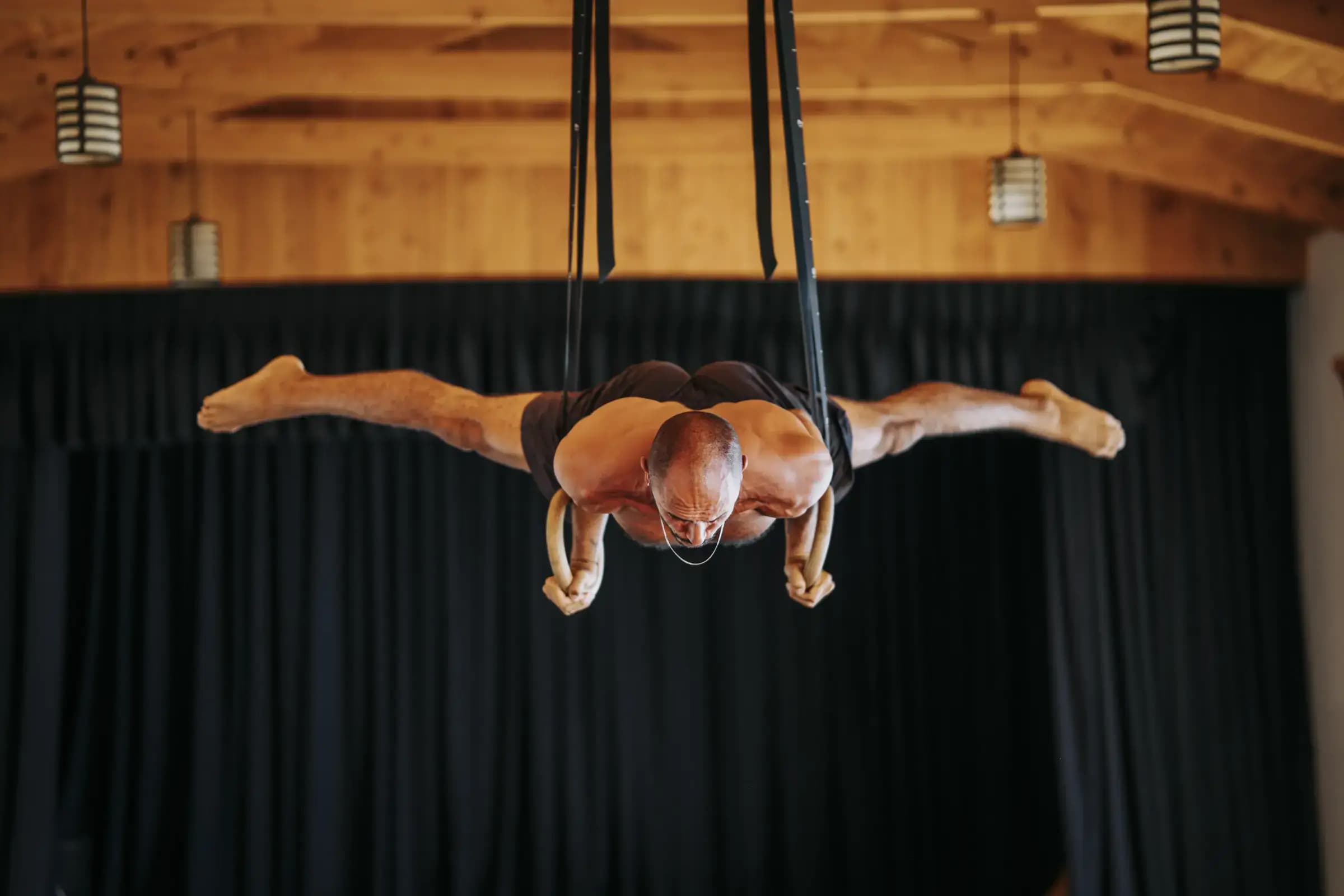 Movement class in open-air shala